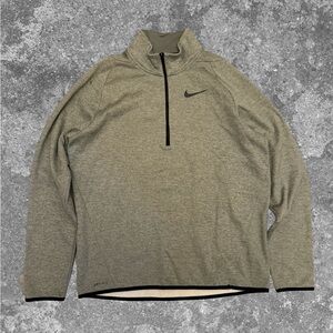 Nike grey and black quarter zip sweatshirt ✔️